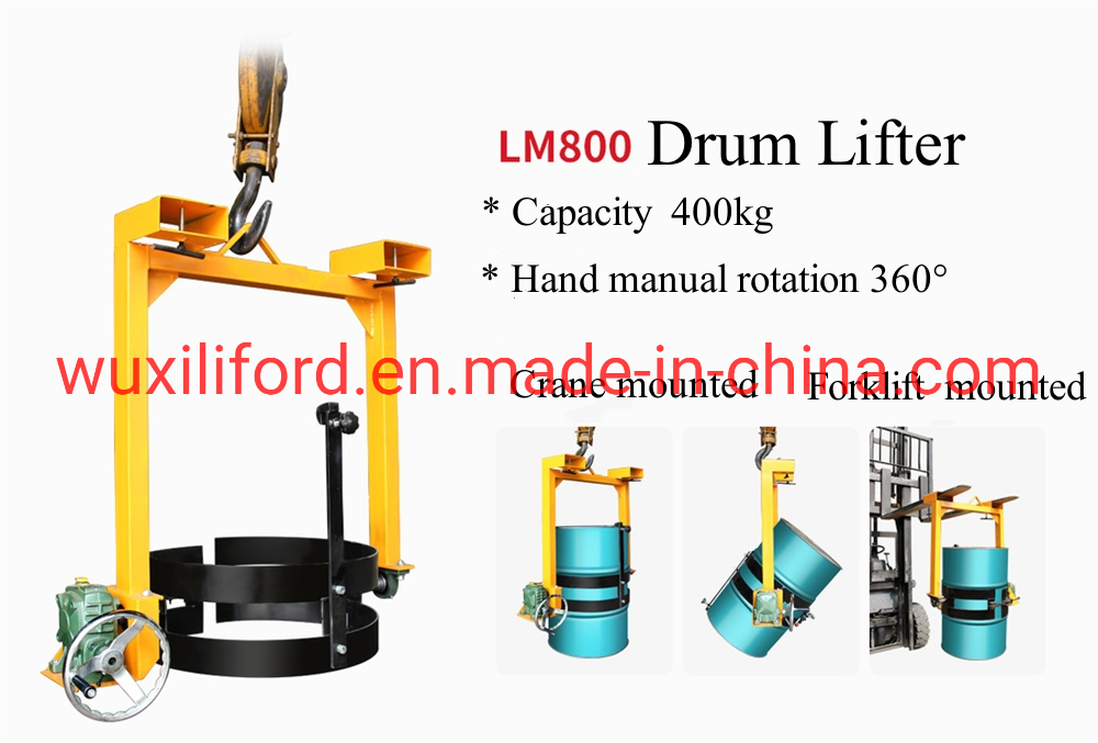 Lm800 Lifting Clamps Drum Rotator Tools 55 Gallon Drum Rotator