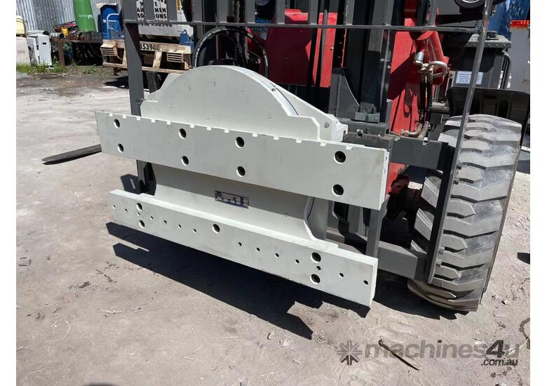 Forklift Attachment Paper Roll Clamp Tyre Bale Clamp Drum Block Clamp Rotator Diesel Forklift Parts Hinged Forks