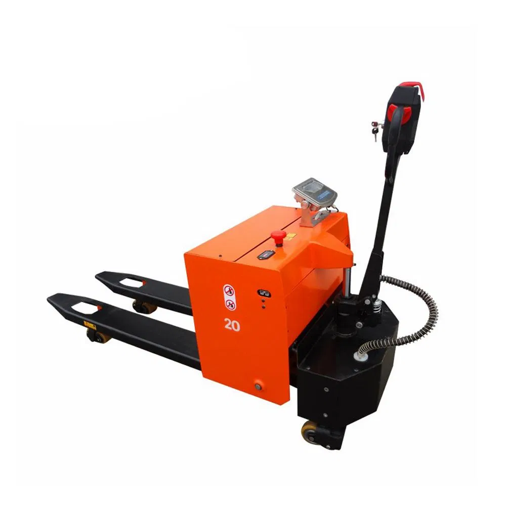 China Factory Price High Lift Jack Semi Electric Weighing Pallet Truck