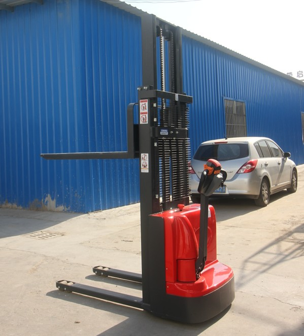 Free Shipping 24V Battery Charger Fully Electric Pallet Stacker Forklifts Material Handling Equipment 1.5ton Stacker