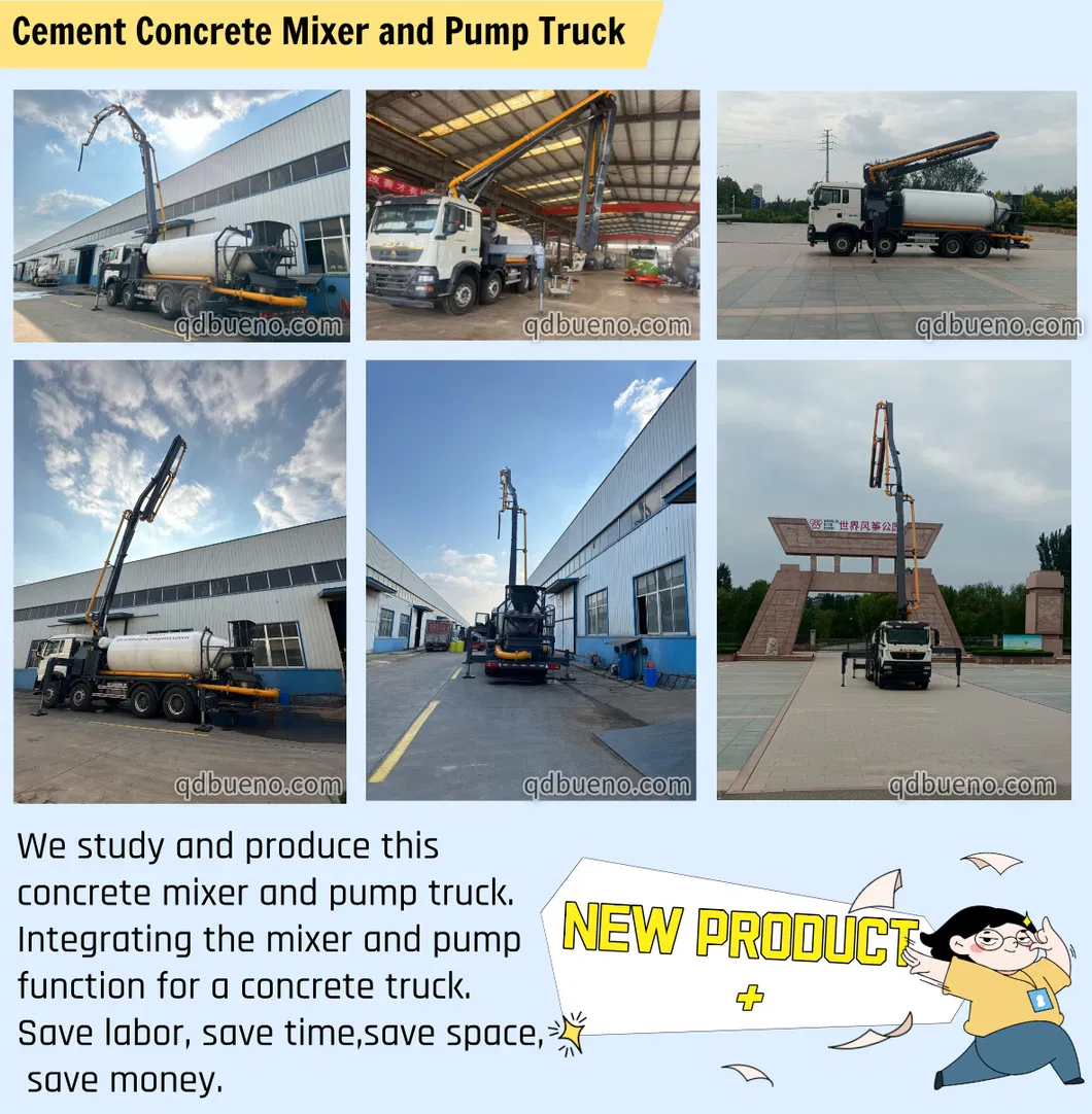 Concrete Mixer and Pump Truck