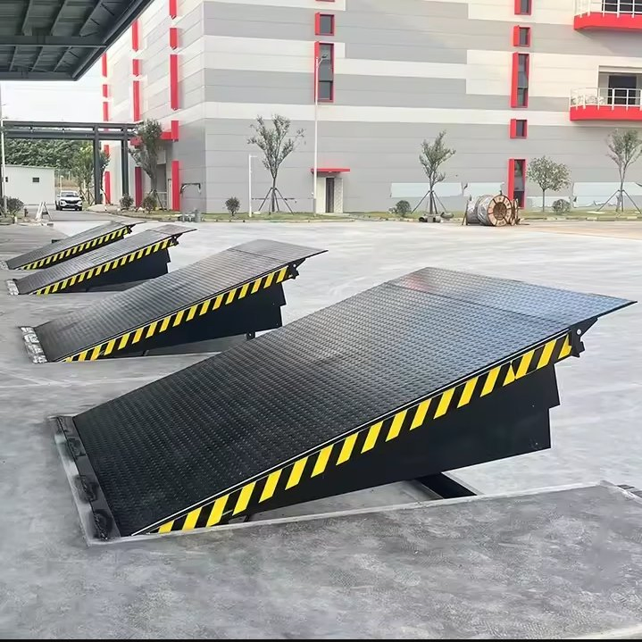 Automatic Fixed Stationary Dock Leveler Container Hydraulic Dock Ramp for Warehouse