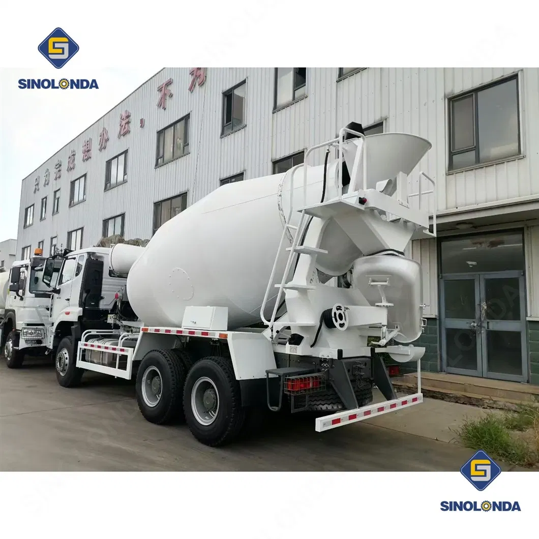 Sinotruck HOWO Nx Tx 6X4 Euro2 340HP 371HP 8m3 10m3 25ton Self Loading Cement/Concrete Mixer Truck Price for Sale/Mixing/Drum