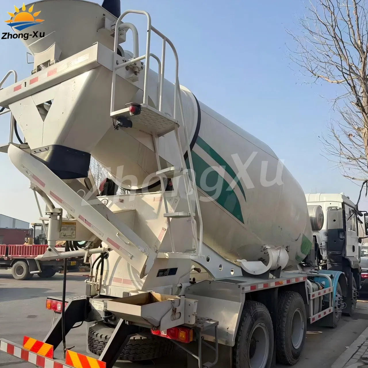Sitrak HOWO Shacman 6X4 Cement Mixer Truck Construction Mobile Heavy Duty Extended High Roof Discharge Drum Concrete Mixing Truck
