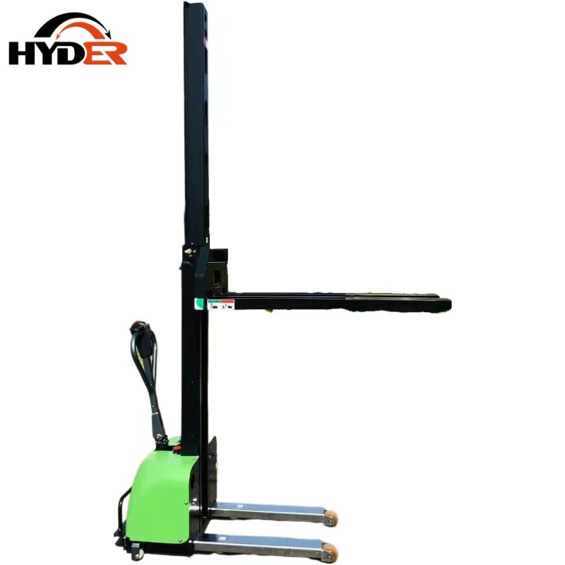 Hyder Operate Automatic Forklift 0.7t Self Loading Fully Electric Stacker Portable Pallet Stacker