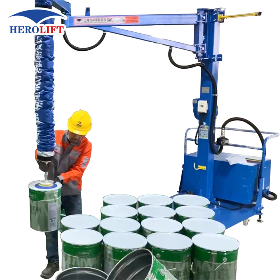 Heavy-Duty Oil Drum Lifter with Vacuum Suction Technology