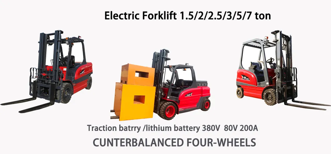 Electric Forklift Side View