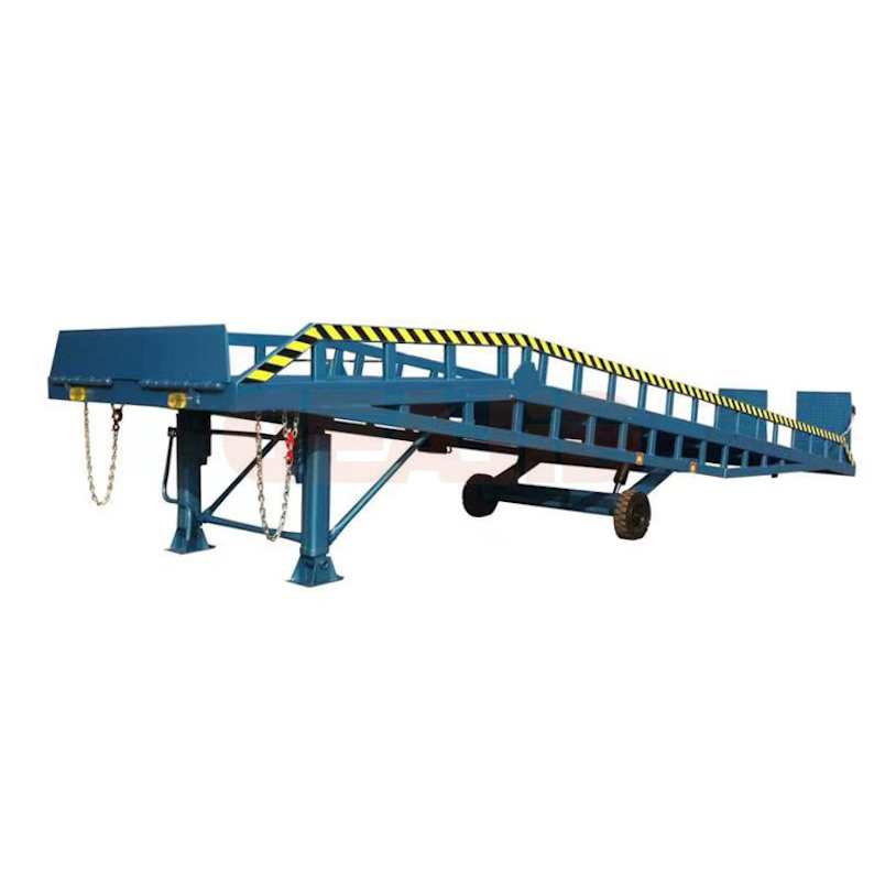Manual Electrical Portable Loading Dock Leveler Mobile Yard Ramp