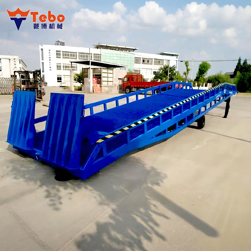 Heavy-Duty Mobile Dock Ramp for Safe and Efficient Container Loading and Unloading