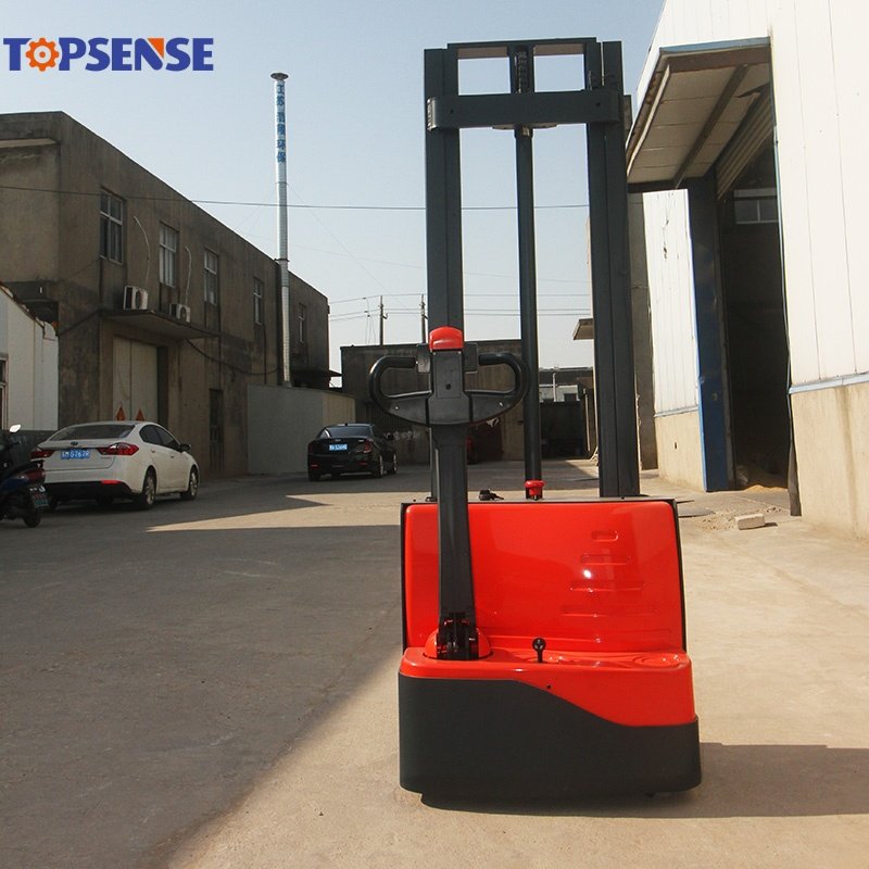 Free Shipping 24V Battery Charger Fully Electric Pallet Stacker Forklifts Material Handling Equipment 1.5ton Stacker