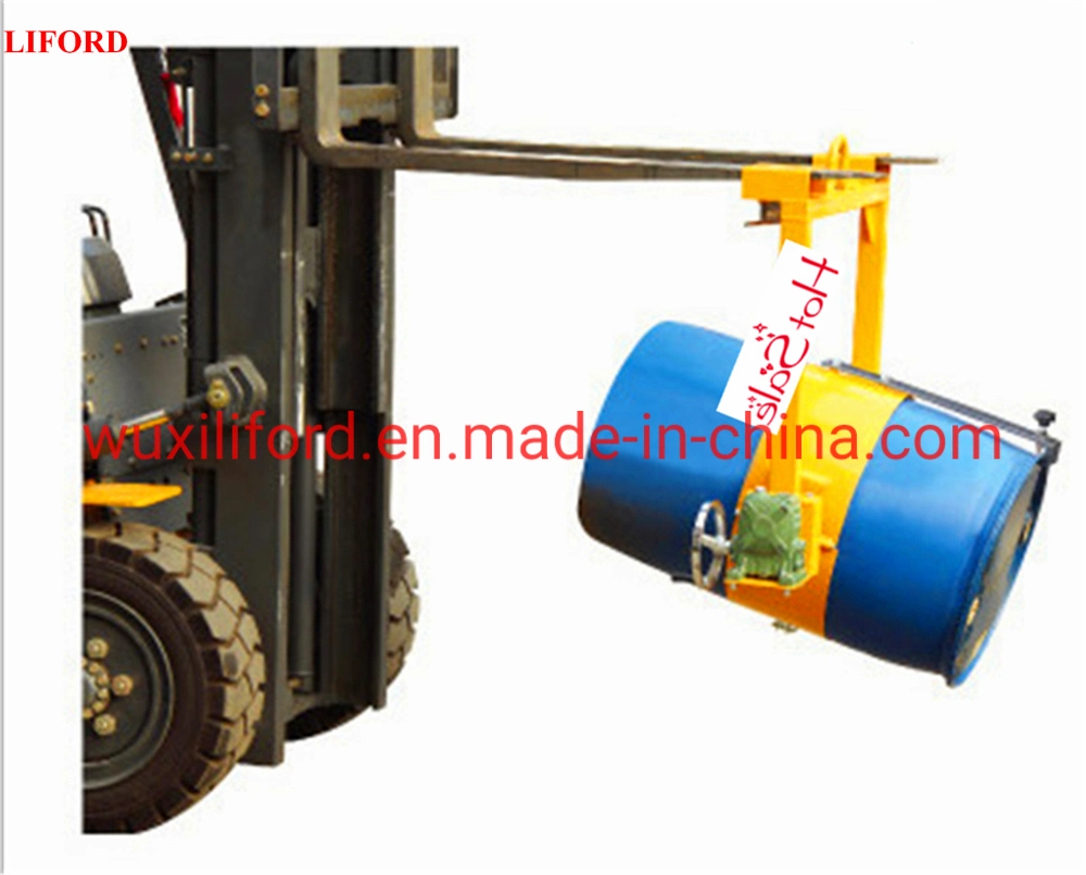 Lm800 Forklift Accessories Bucket Pouring Machine Mechanical Drum Rotator