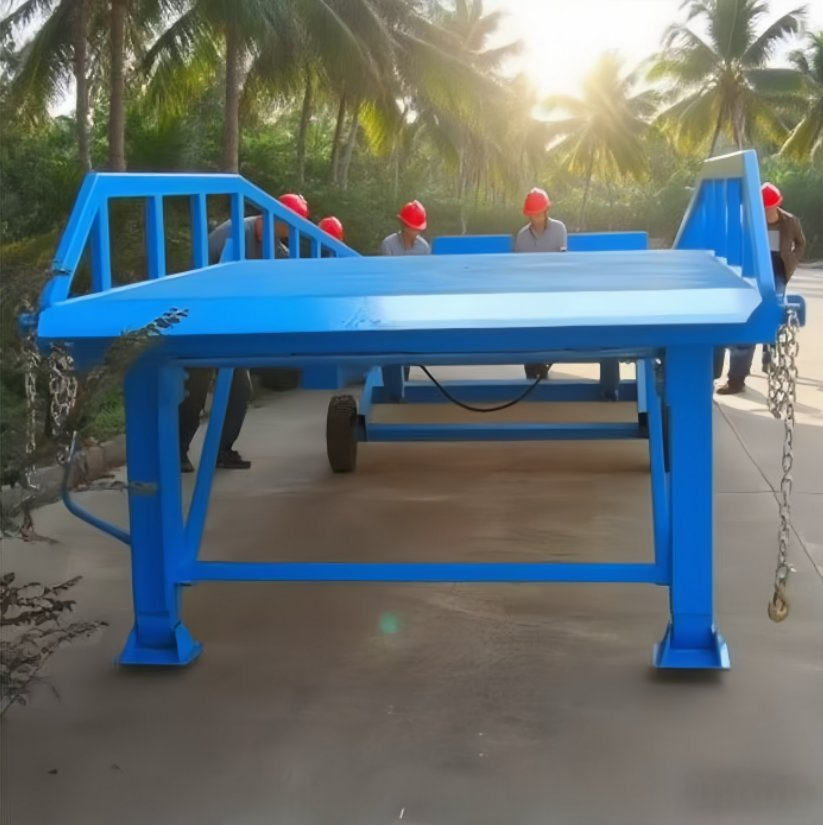 Hydraulic Folding Mobile Site Ramp - 8/14/16/18 Ton Capacity for Container &amp; Truck Loading and Unloading