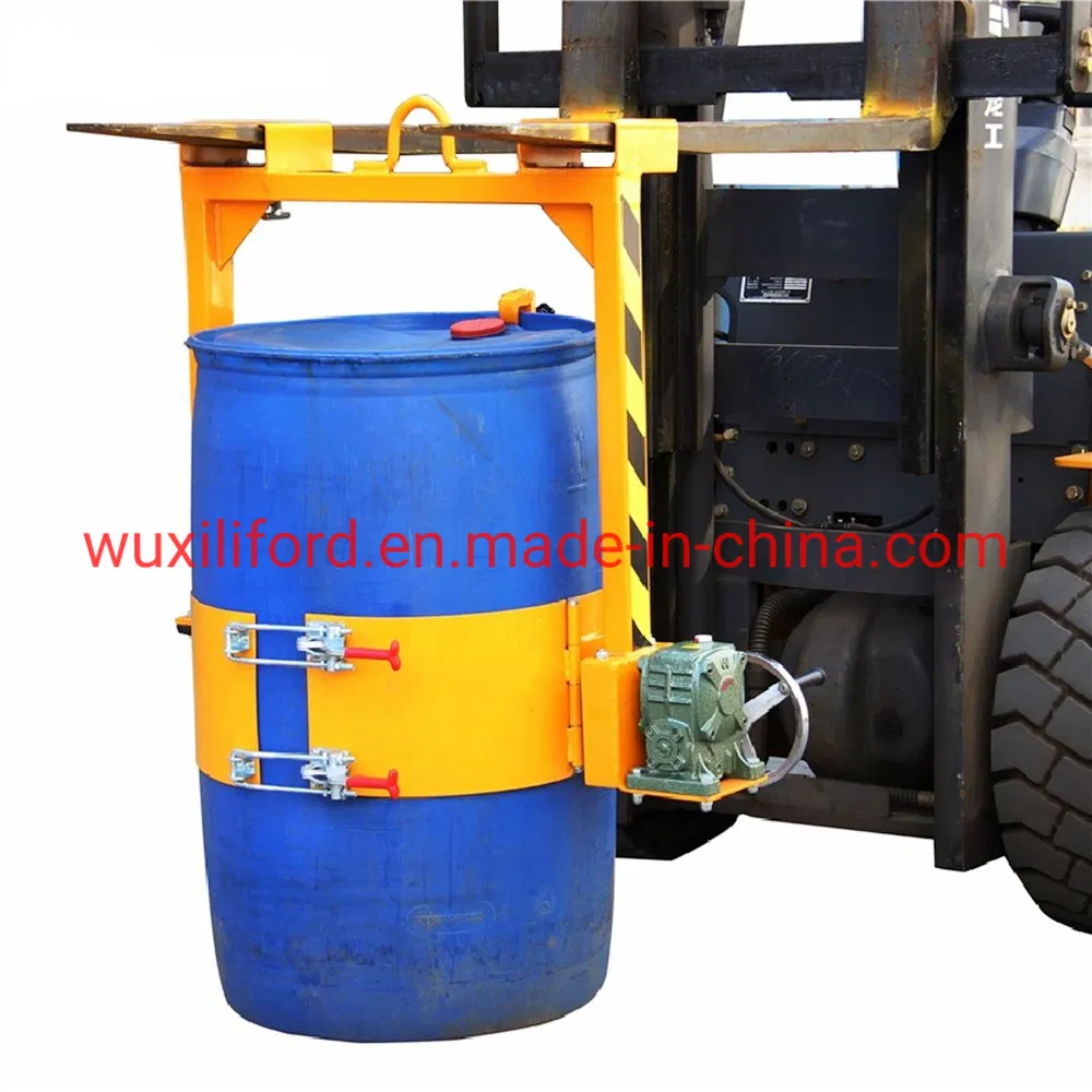 400kg Capacity Vertical Manual Drum Tilter Forklift Drum Dispenser Lm800