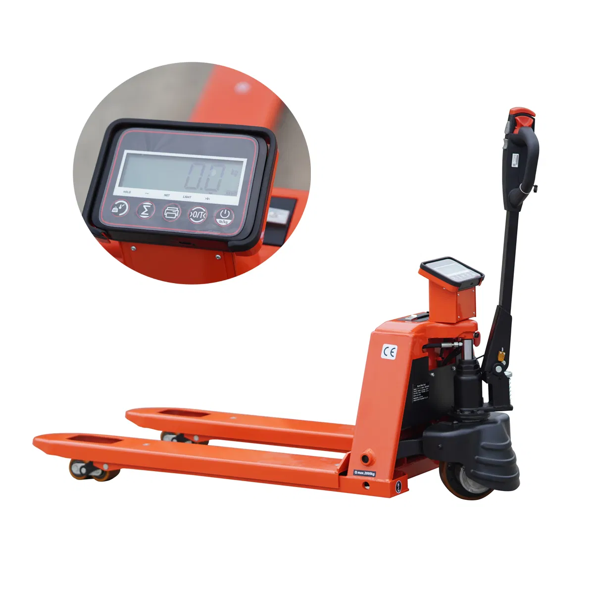 Heli T-Digital 2ton Precision Weighing Full Electric Pallet Truck Scale