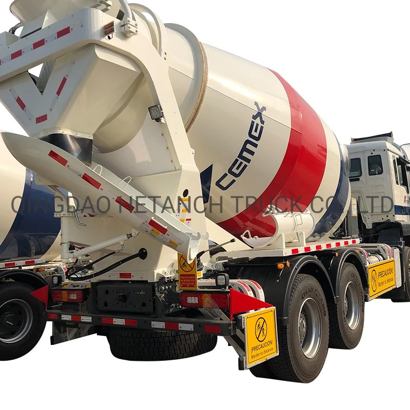 8 ~12 cbm Cement Agitator Using HARDOX steel Mixer Drum Concrete Truck