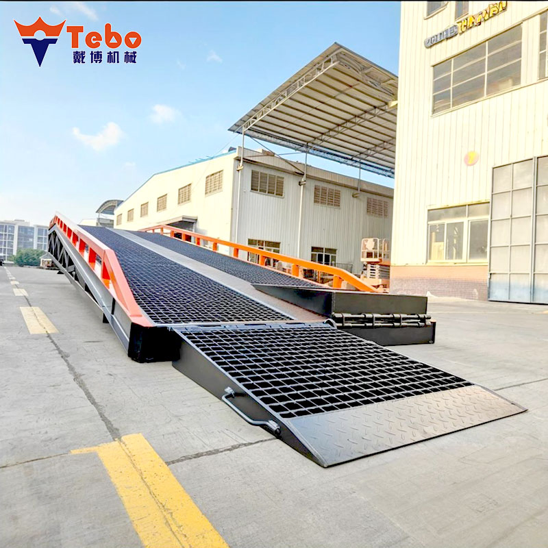 Heavy-Duty Mobile Dock Ramp for Safe and Efficient Container Loading and Unloading