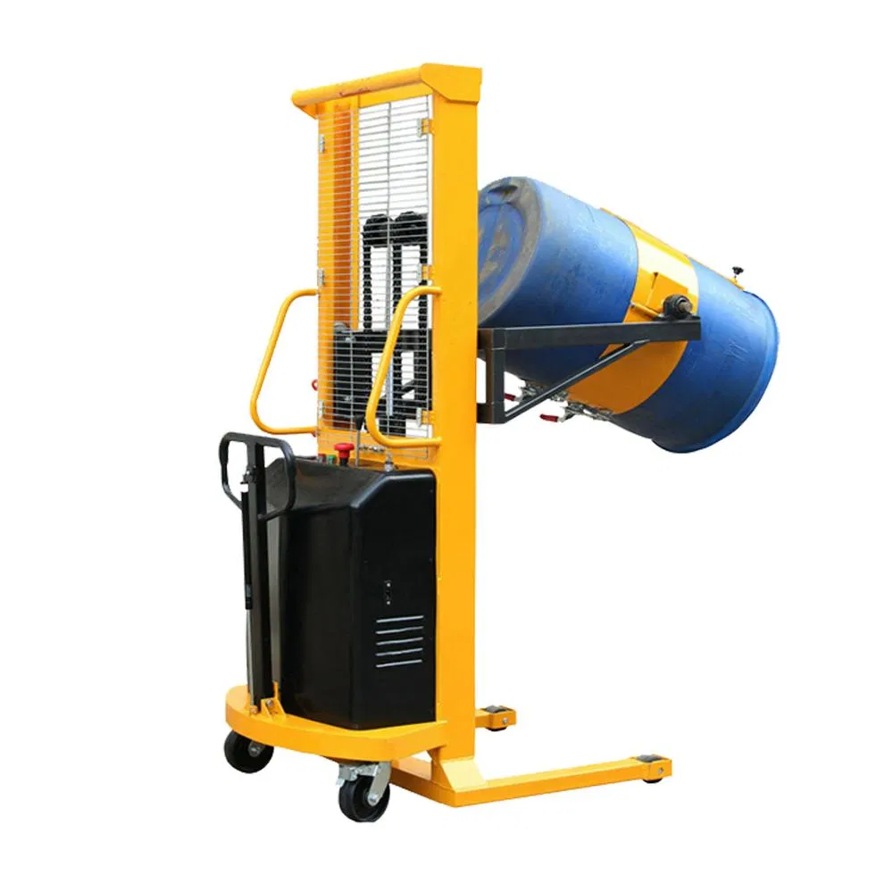 Professional 520kg 1.5m Reach Semi Electric Drum Lifter for Sale