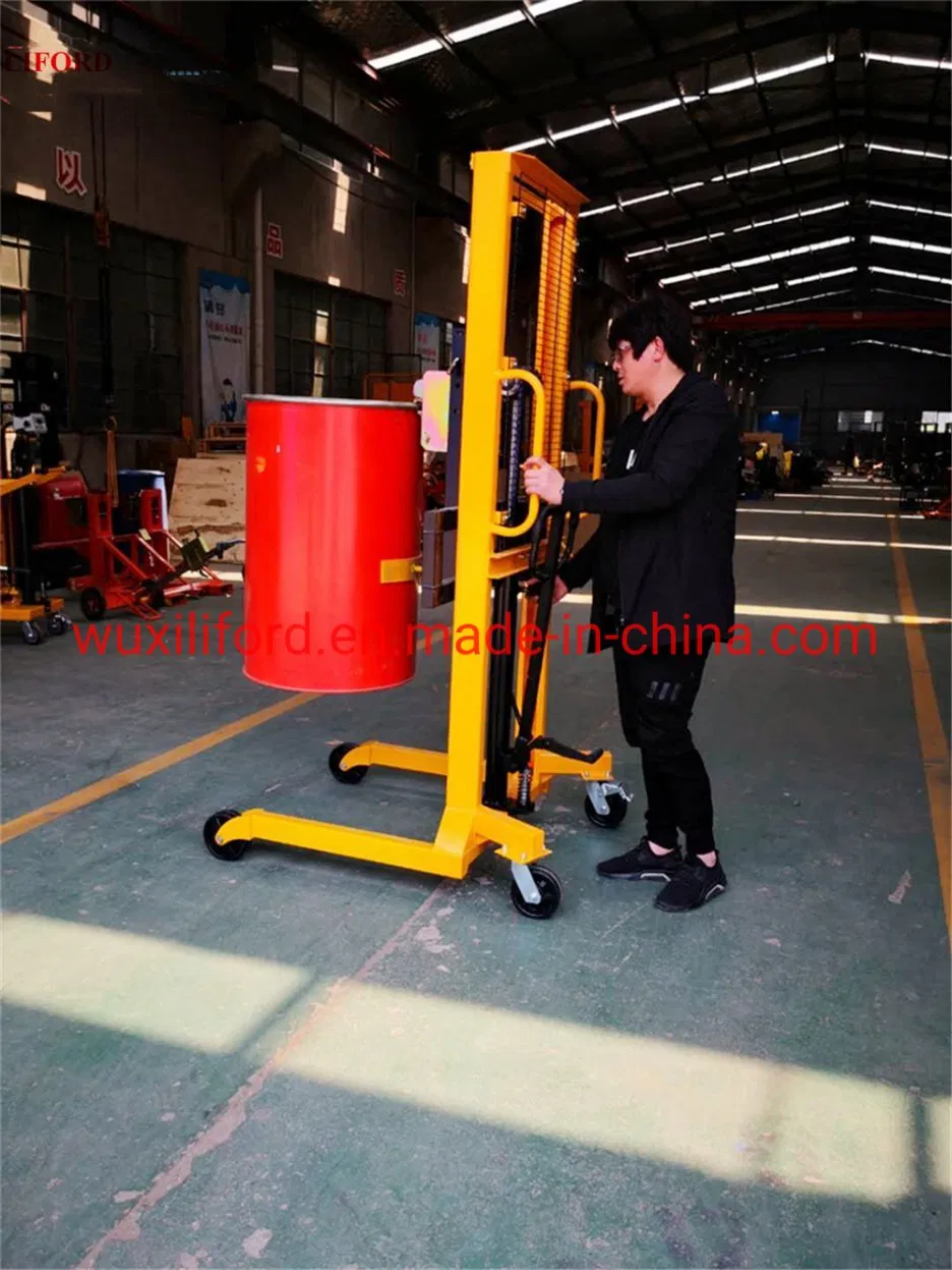 China Manufacturer 400kg Capacity Drum Lifter Hydraulic Drum Tilter Dt400A/Dt400A-1