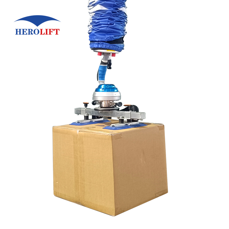 Handling Sack Box Drum Rubber Luggage Capacity 10kg -50kg Vacuum Tube Lifter