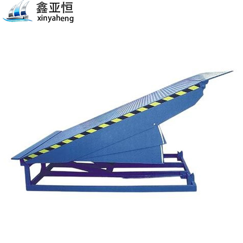 Loading &amp; Unloading Adjustable Stationary Lifting Hydraulic Mechanical Dock Leveler Yard Ramp Crane