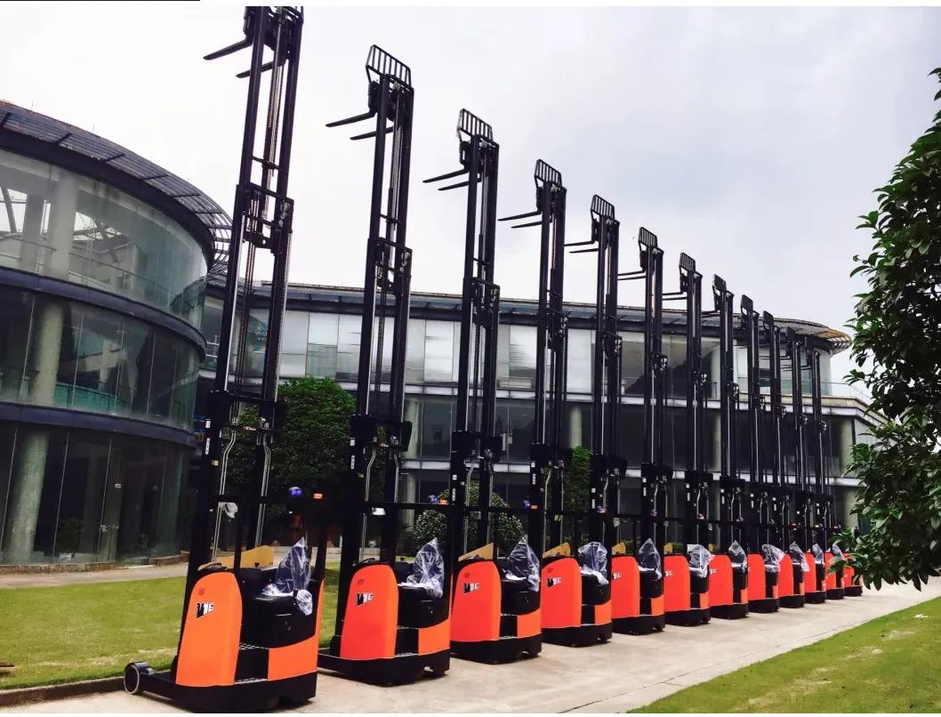 Electric Forklift Side View