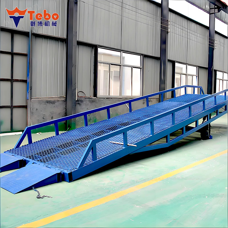 Heavy-Duty Mobile Dock Ramp for Safe and Efficient Container Loading and Unloading
