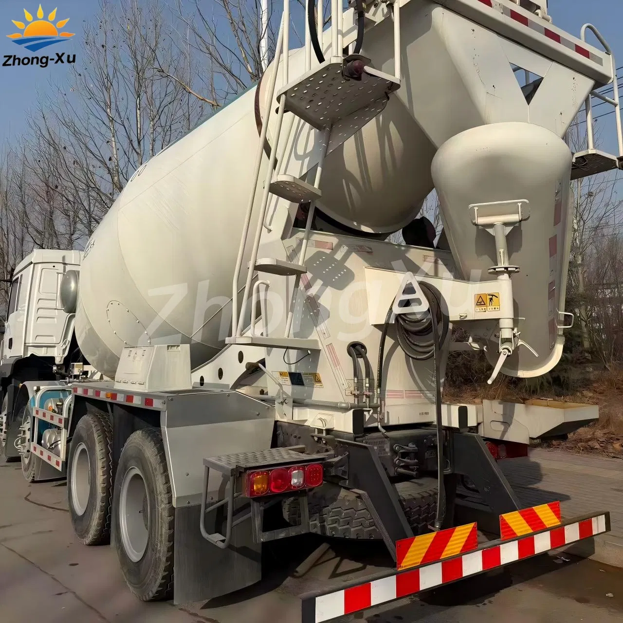 Sitrak HOWO Shacman 6X4 Cement Mixer Truck Construction Mobile Heavy Duty Extended High Roof Discharge Drum Concrete Mixing Truck