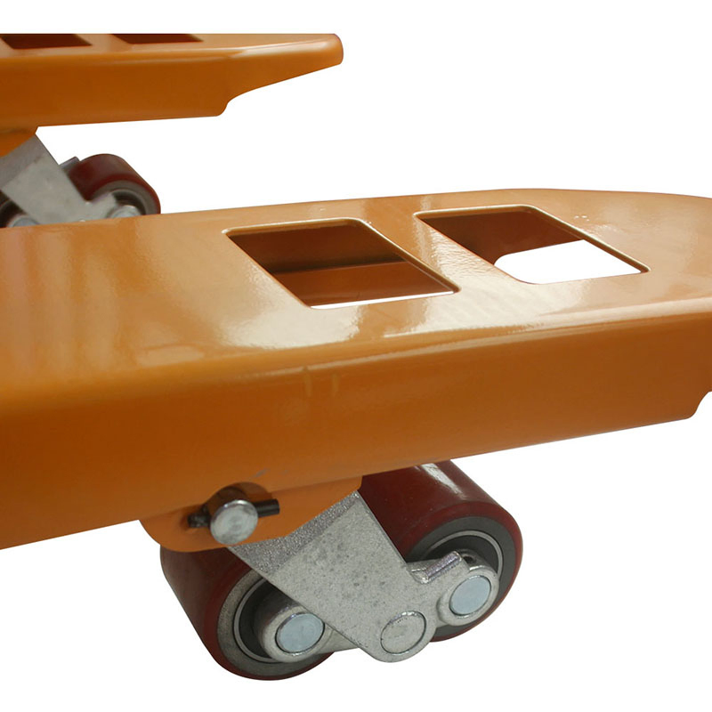 Factory Direct Manual Pallet Jack Truck 2000kg Capacity 550mm W X 1150mm L Fork PU Wheel