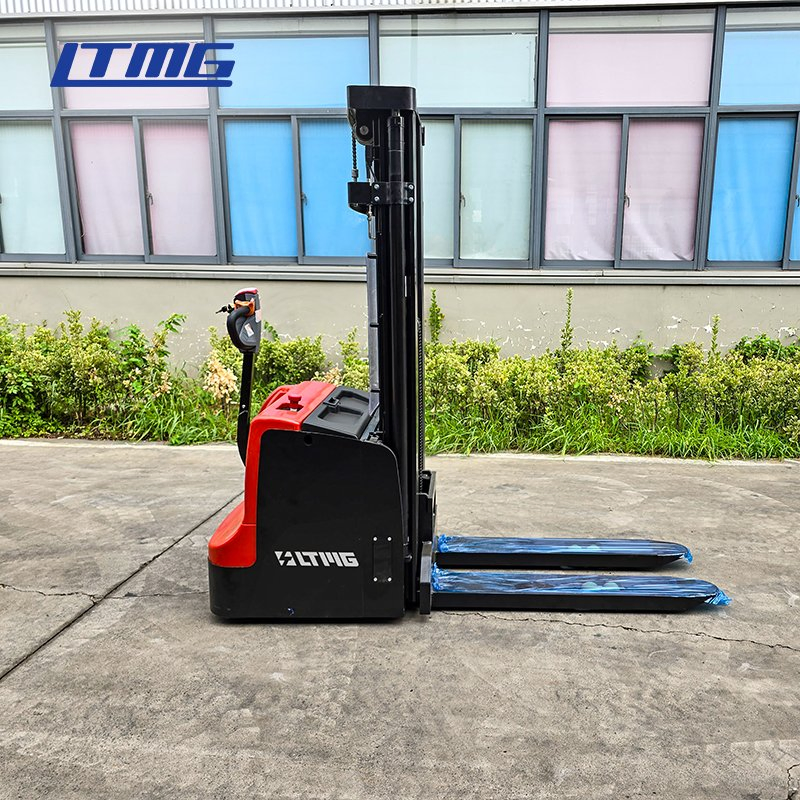 1.5ton 1500kg Lifting Height 3000mm Walkie Fully Battery Operated Electric Pallet Stacker for Warehouse