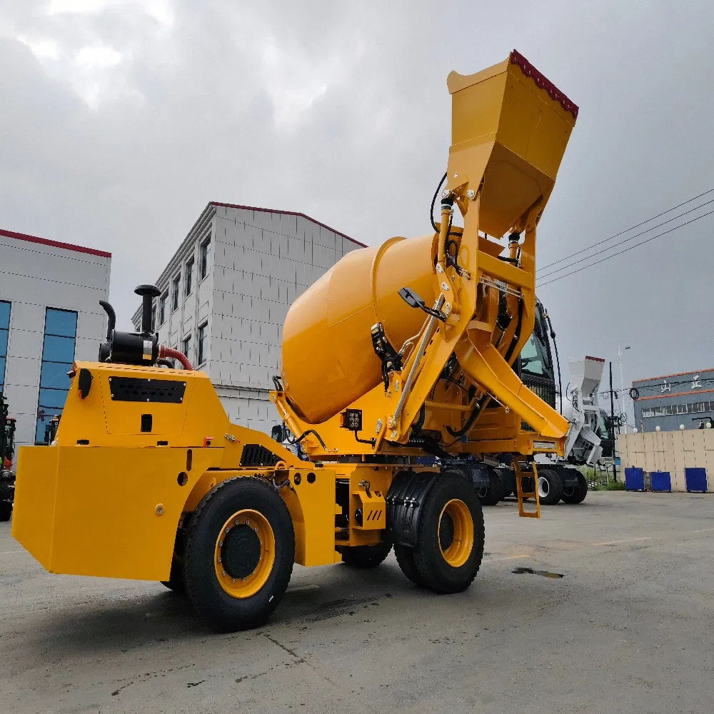 Durable 4/6/8m³ Concrete Mixer Truck, 16mn Alloy Steel Mixing Drum for Long Life.
