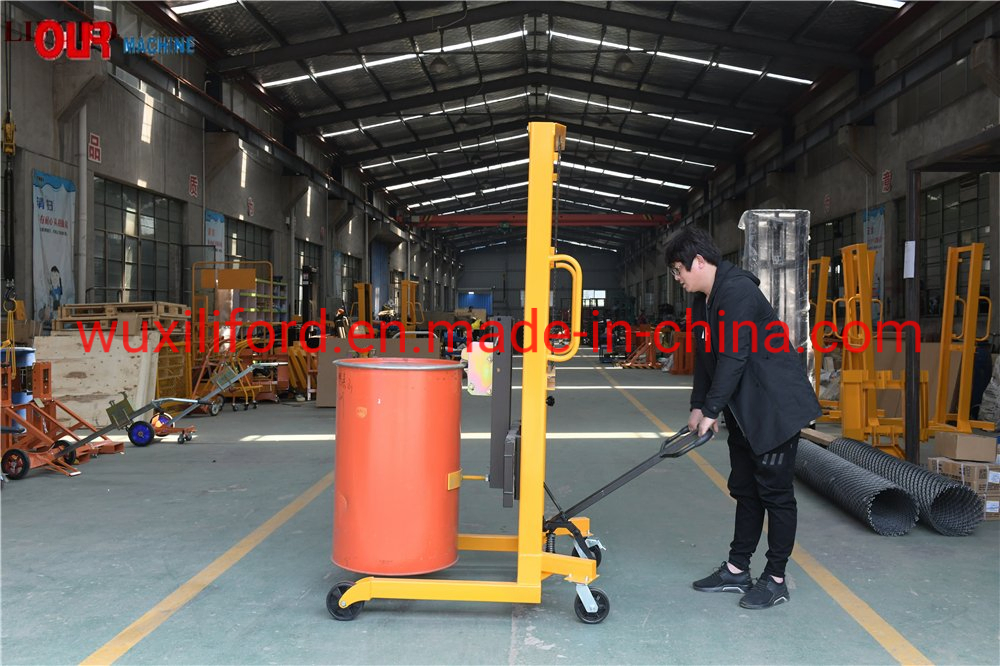400kg Hydraulic Drum Stackers Manual Drum Lifter with Weighing Scale Dt400A-1