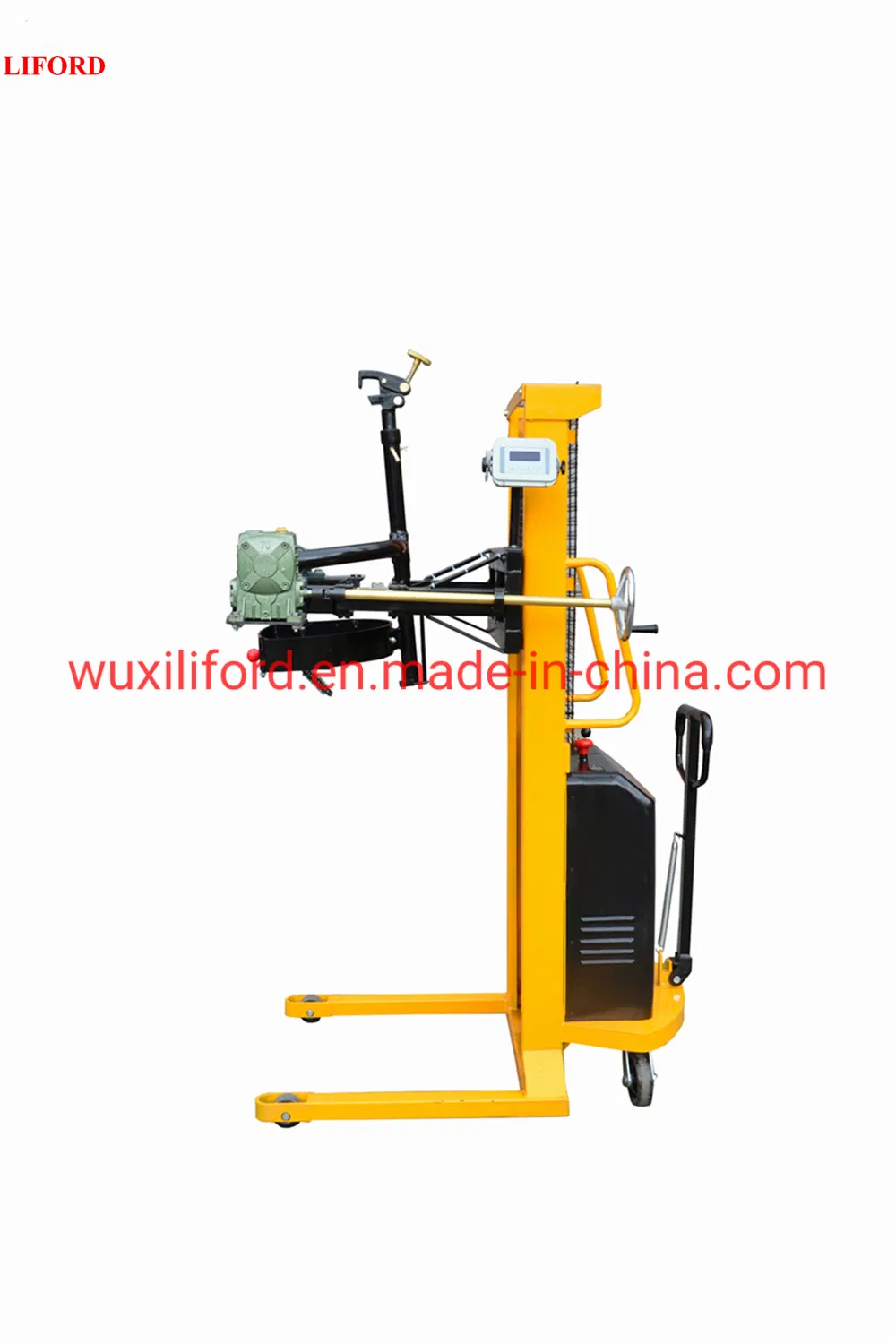 China Factoryprice 520kg Semi-Electric Drum Rotator for Steel Plastic Drums Yl520
