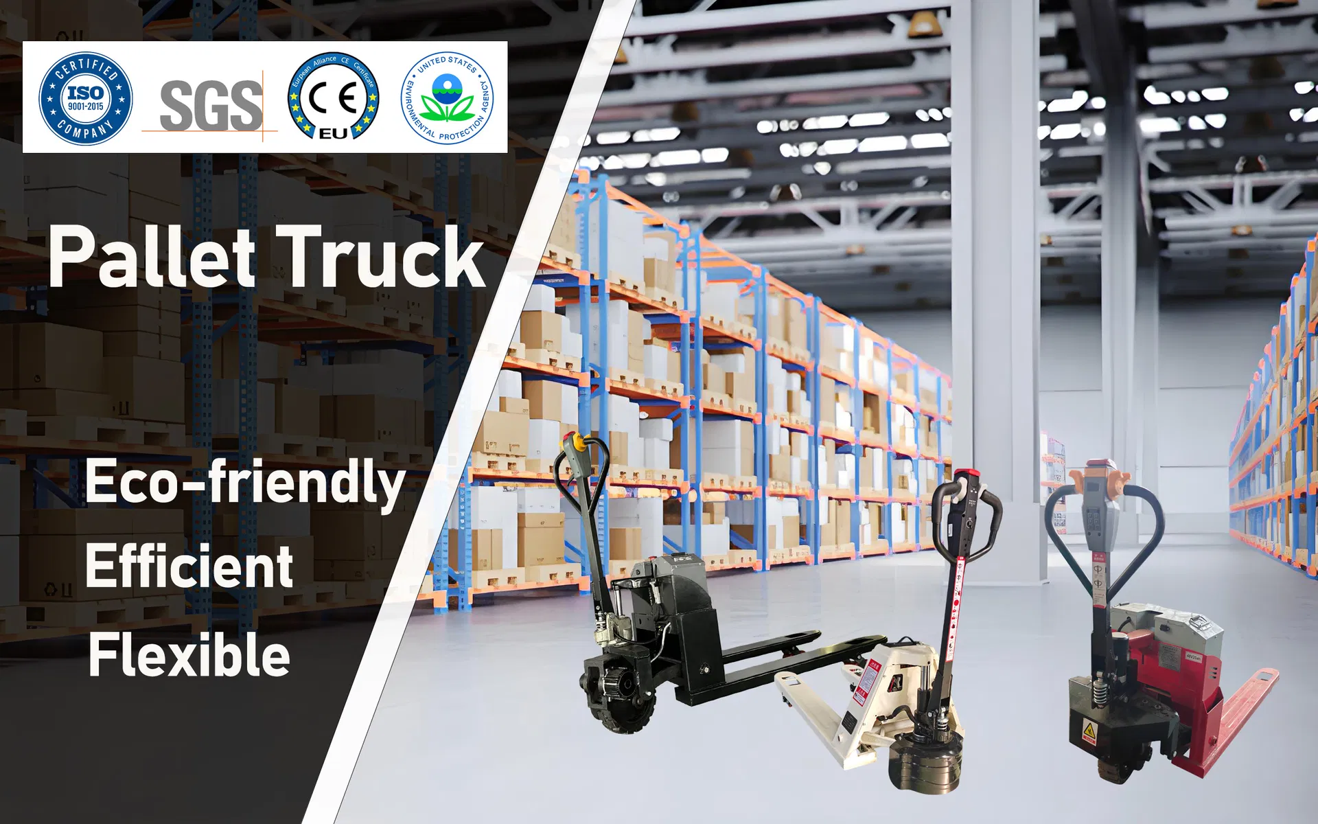 Electric Pallet Truck Banner