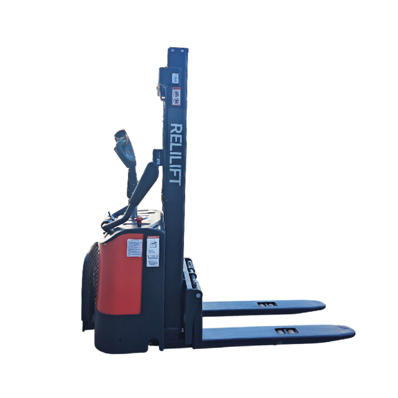 High Lift up to 5.5 Meters Full Free Triple Mast Electric Pallet Stacker 1.5 Ton Electric Stacker