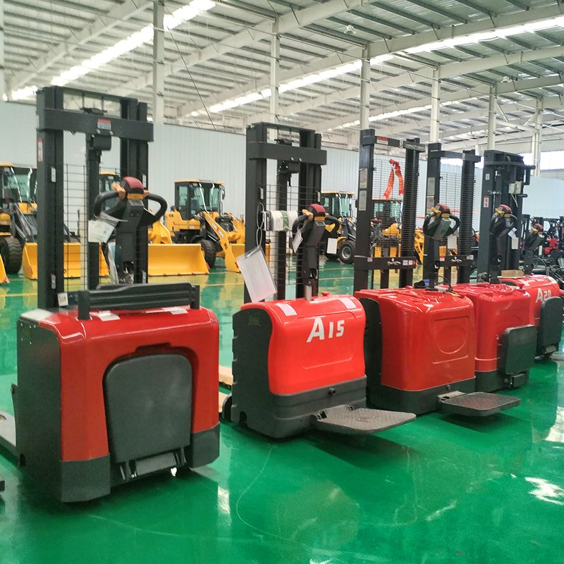 Free Shipping Stacker Lift 1.5 Ton Pallet Stacker with Self Loading All Terrain Stacker Function Affordable and High Performance