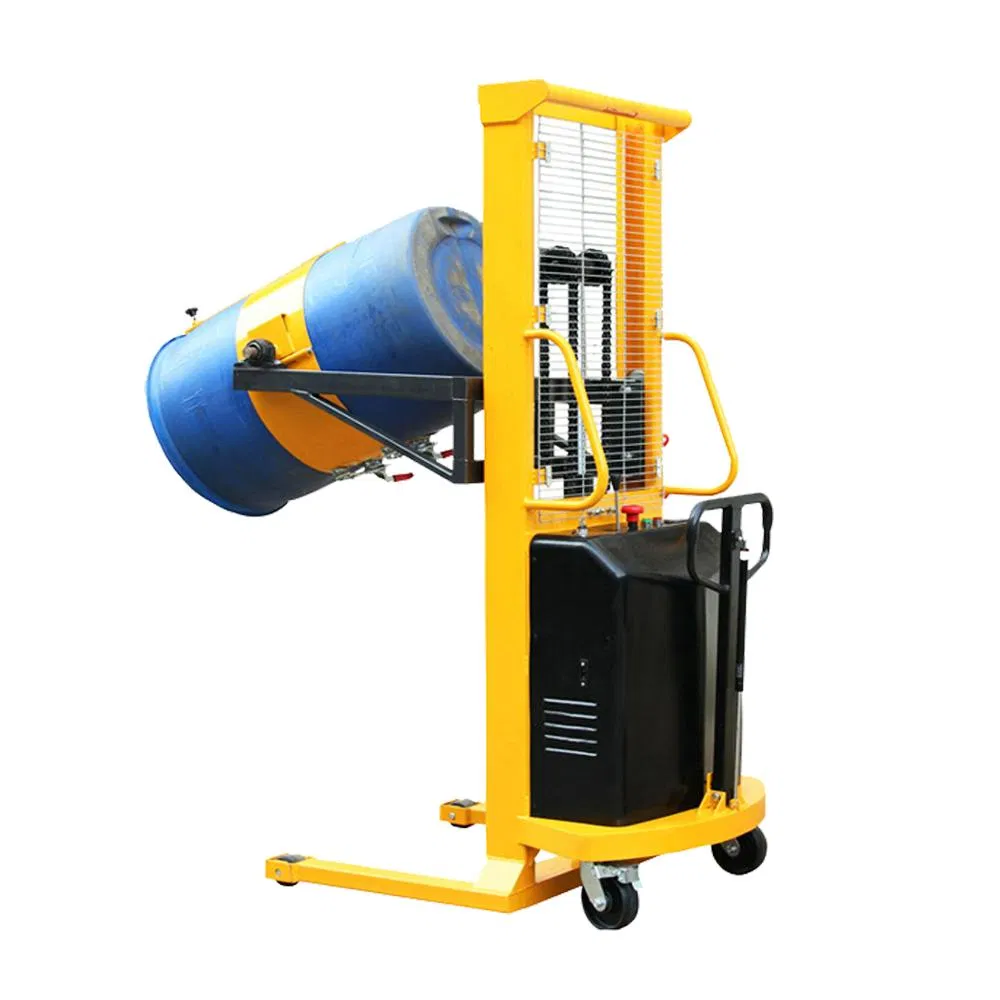 Professional 520kg 1.5m Reach Semi Electric Drum Lifter for Sale
