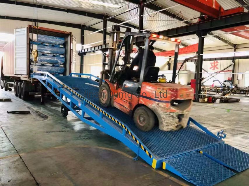 Dymg Fixed Forklift Ramps Dock Leveler Container Loading Ramp