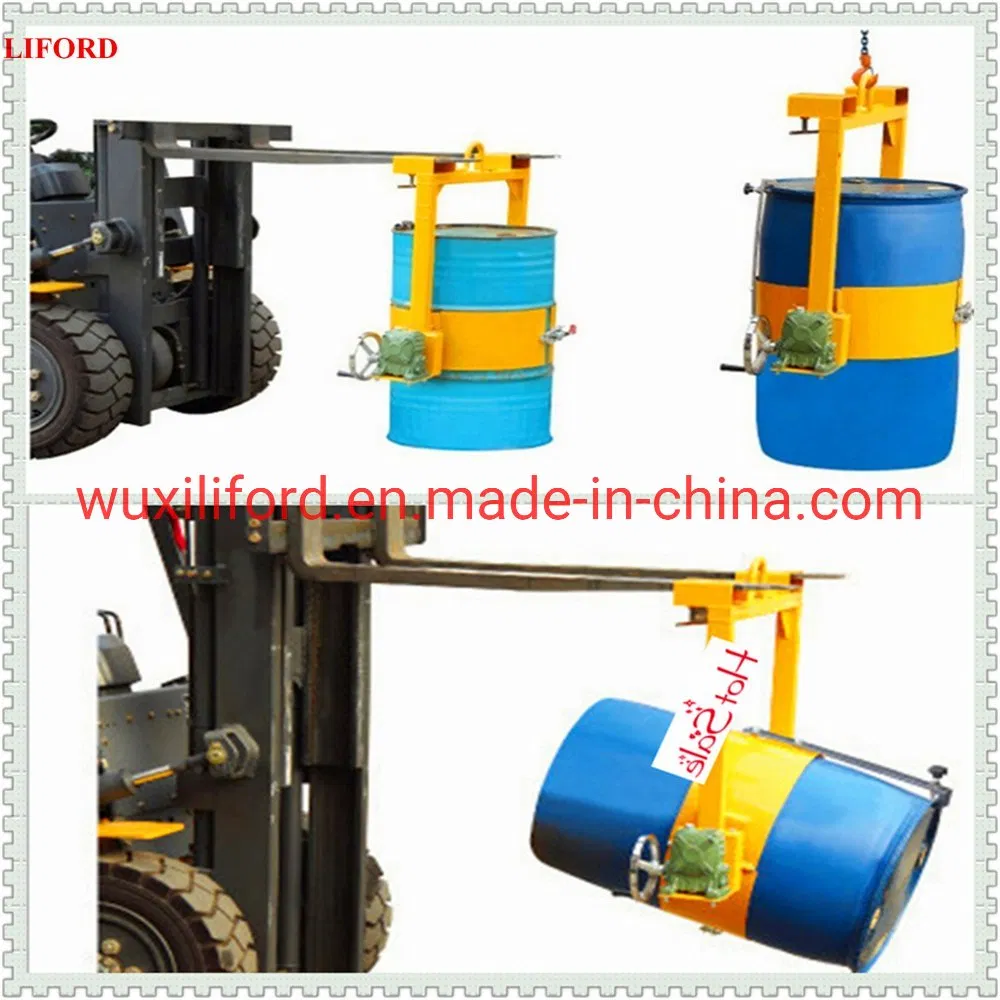 Lm800 Forklift Accessories Bucket Pouring Machine Mechanical Drum Rotator