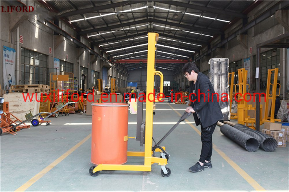 China Manufacturer 400kg Capacity Drum Lifter Hydraulic Drum Tilter Dt400A/Dt400A-1