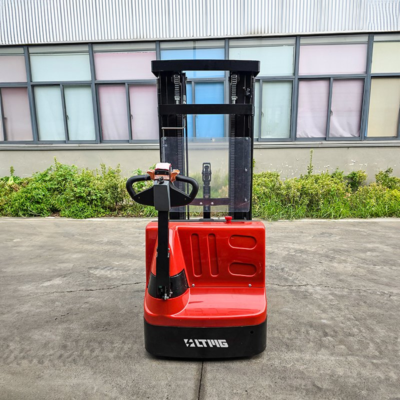 1.5ton 1500kg Lifting Height 3000mm Walkie Fully Battery Operated Electric Pallet Stacker for Warehouse
