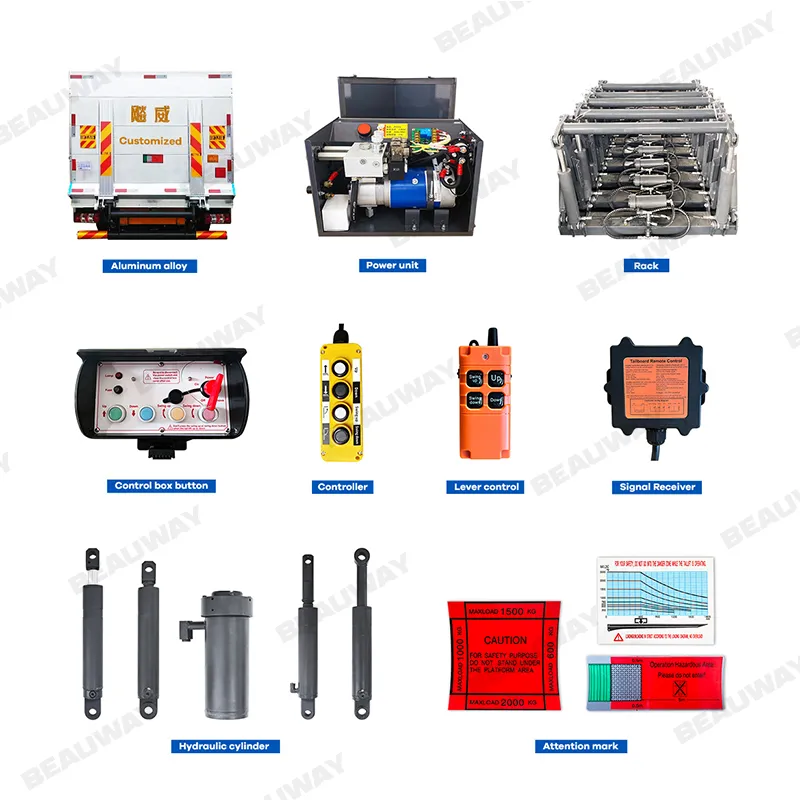 Durable Aluminum Tailgate Trucks Offering High Load Capacity Stable Hydraulic Systems