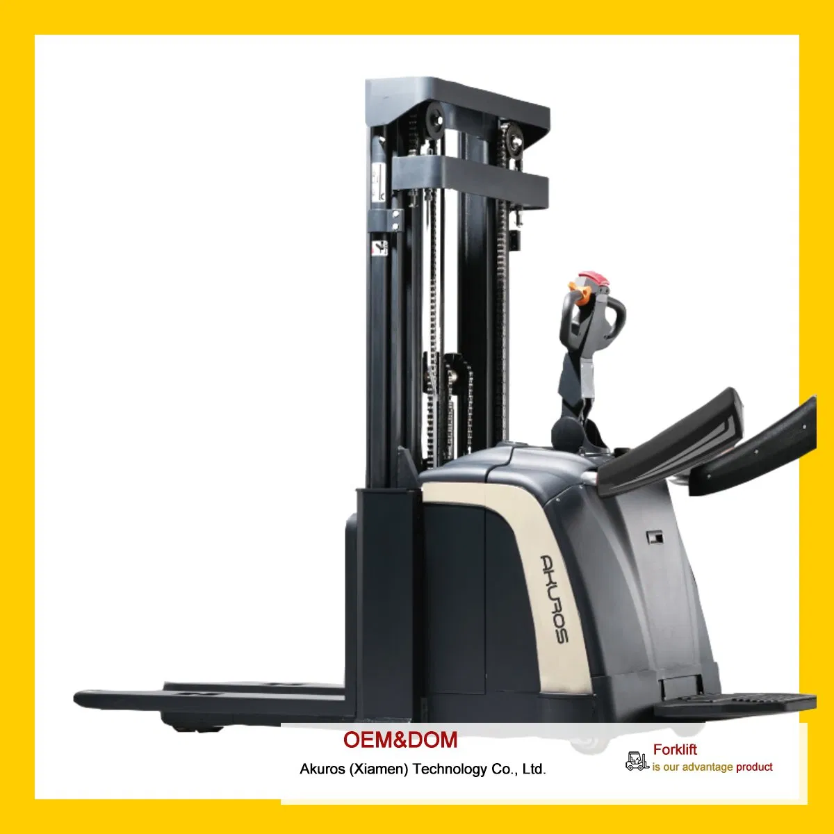 High Efficiency Electric Stacker 1.5kg Walk Behind Pallet Lift Without Support Legs Warehouse Loading Storage in Narrow Aisle