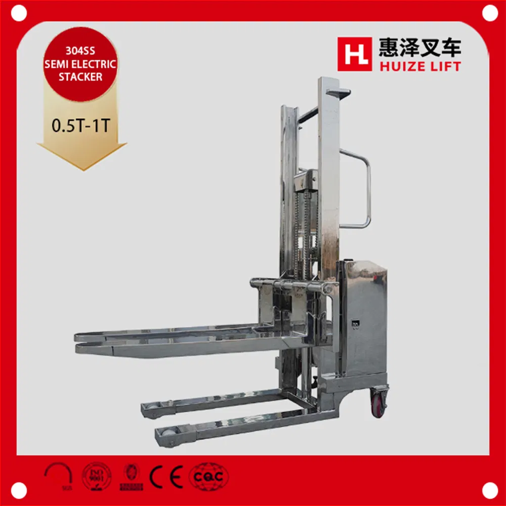 Semi Electric Stainless Stacker