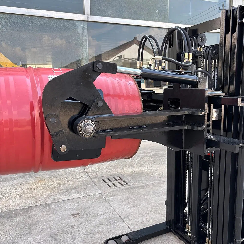 Wholesale 0.5ton Capacity 1.6m-3m Lift Height Steel Drum Lifter with Lifting Clamp