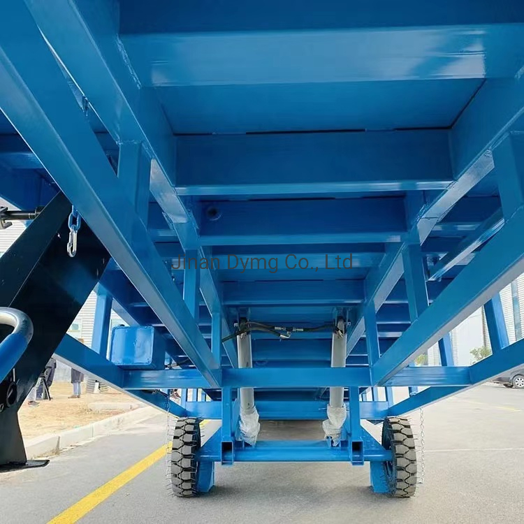 10ton Movable Hydraulic Dock Leveler Mobile Container Loading Ramp