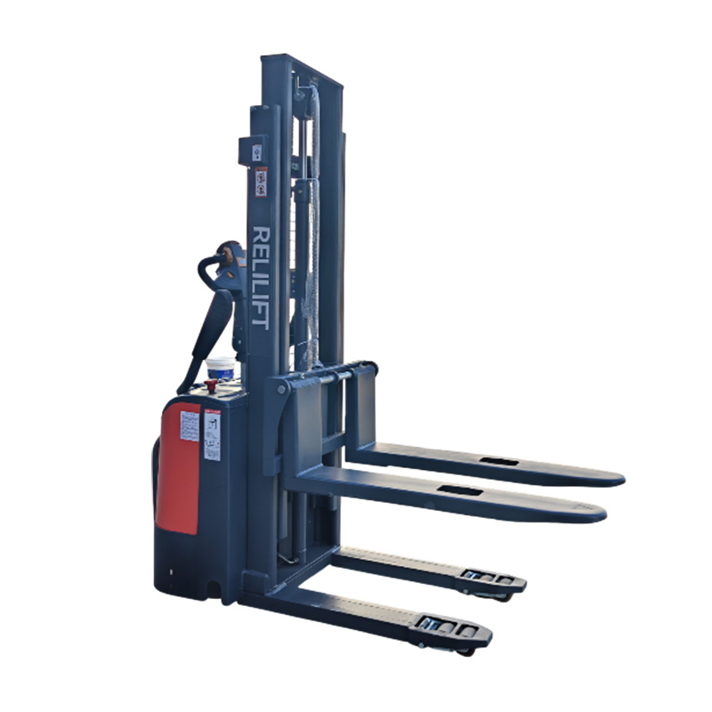 High Lift up to 5.5 Meters Full Free Triple Mast Electric Pallet Stacker 1.5 Ton Electric Stacker