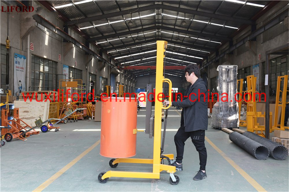 400kg Hydraulic Drum Stackers Manual Drum Lifter with Weighing Scale Dt400A-1