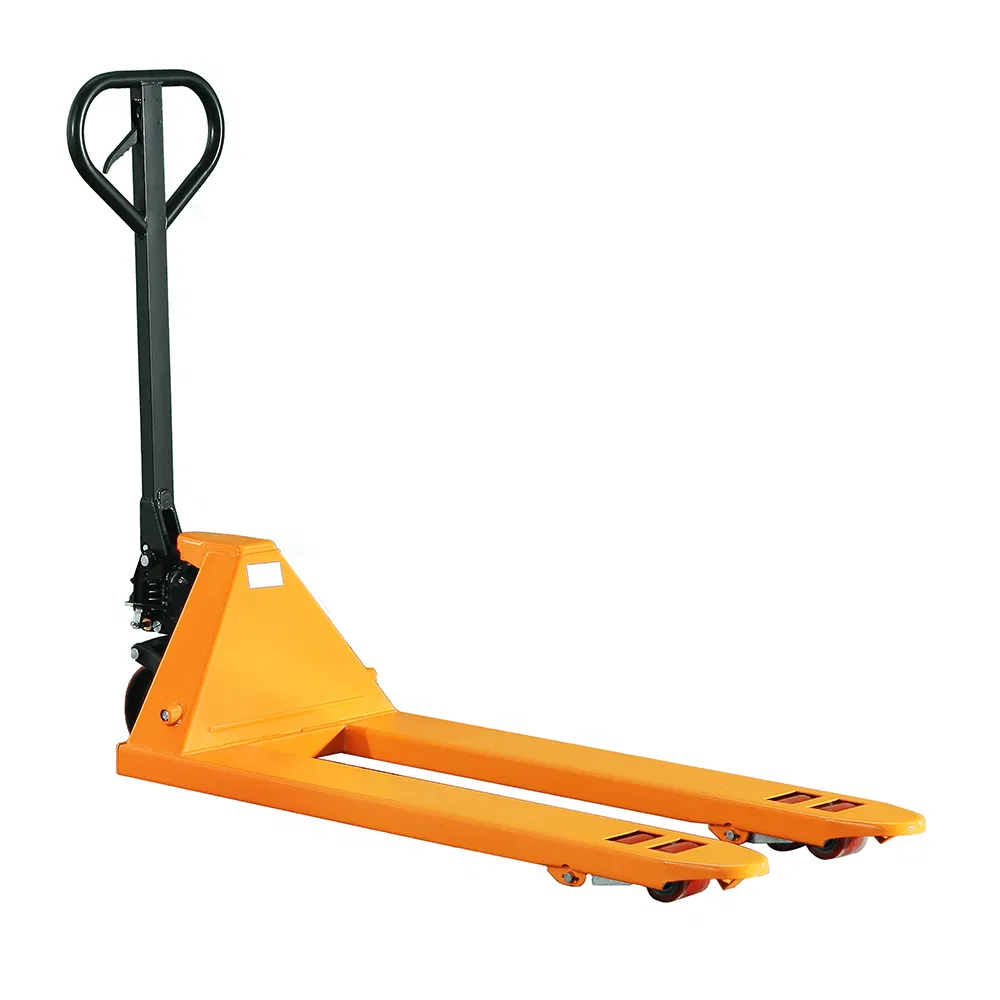 Factory Direct Manual Pallet Jack Truck 2000kg Capacity 550mm W X 1150mm L Fork PU Wheel
