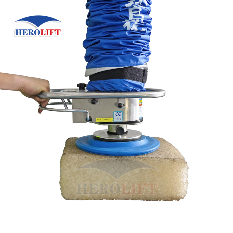 Heavy-Duty Vacuum Tube Lifter for Efficient Drum Handling