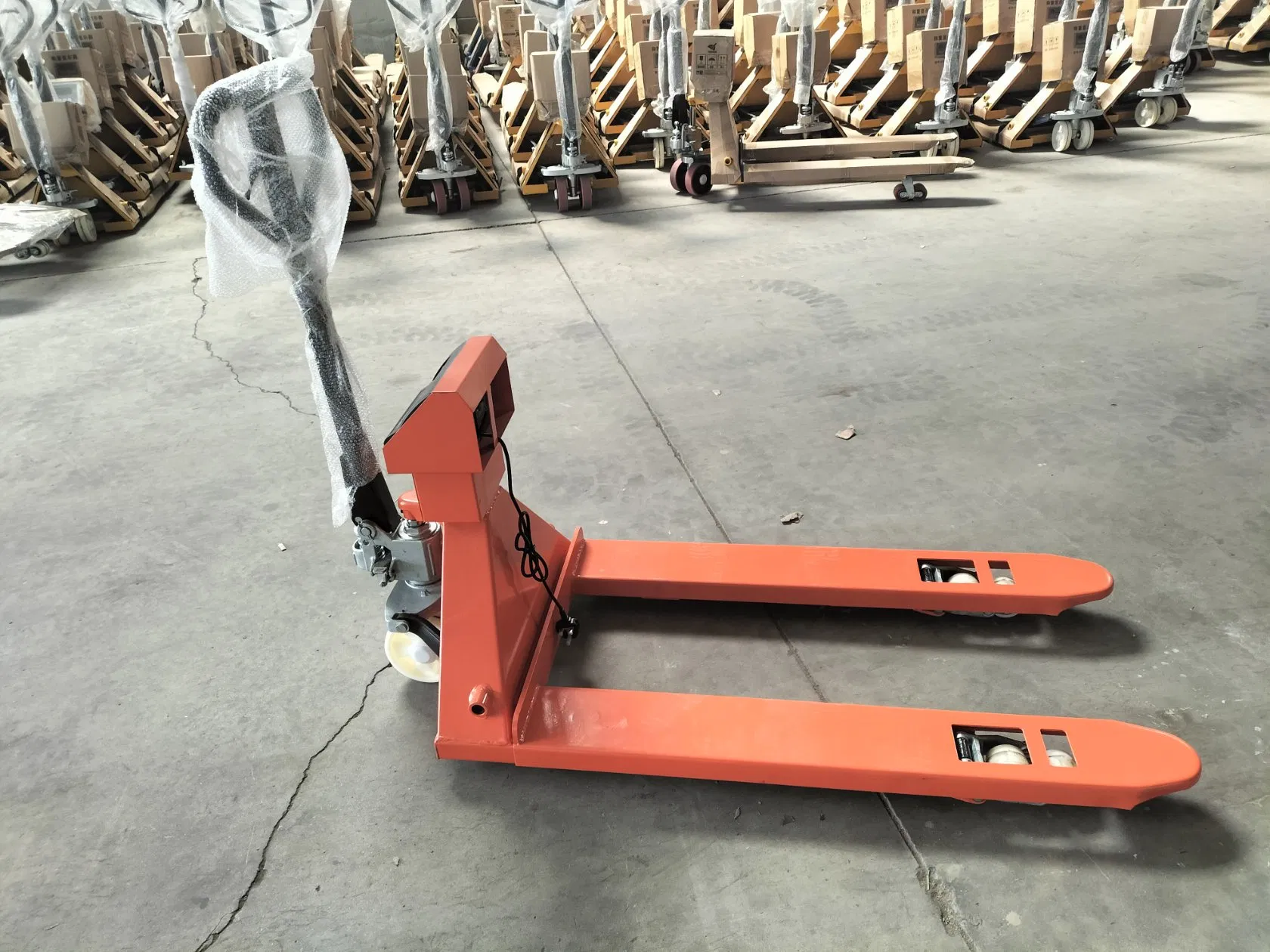 2t 3t Hand Pallet Truck Electronic Forklift Pallet Jack with Weighing Scale